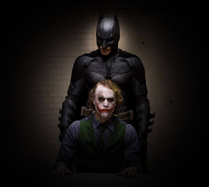 Joker Vs Batman por BulldozerNL, bromista en la cárcel fondo de pantalla