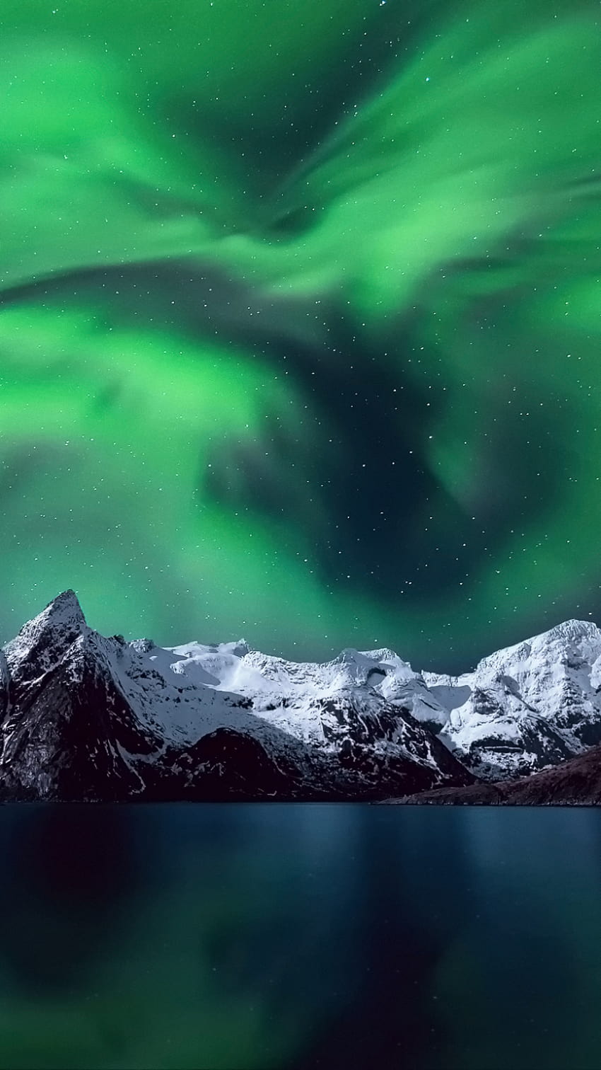 Earth Aurora Borealis, aurora borealis mobile HD phone wallpaper