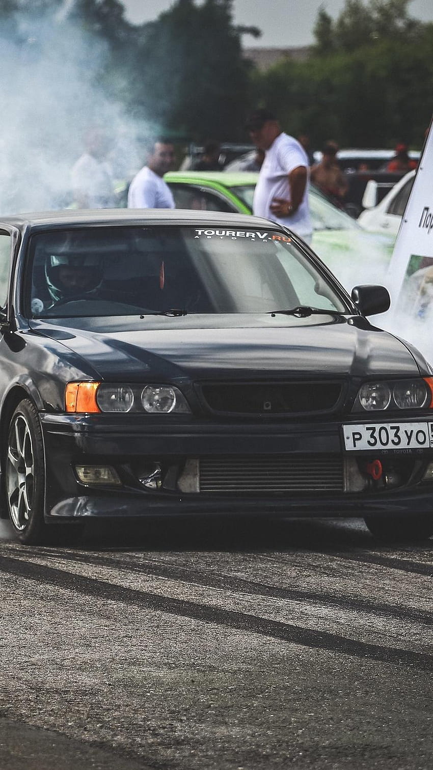 938x1668 toyota, chaser, drift, side view, toyota chaser mobile HD phone wallpaper