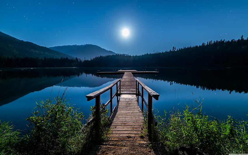 Изгубеното езеро, Уислър, Британска Колумбия, Канада ❤ HD тапет