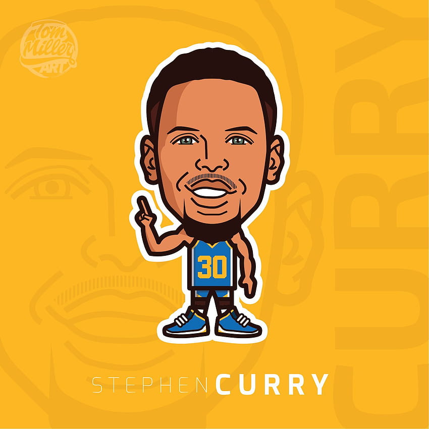 Stephen Curry ..., stephen curry cartoon HD phone wallpaper |  Pxfuel