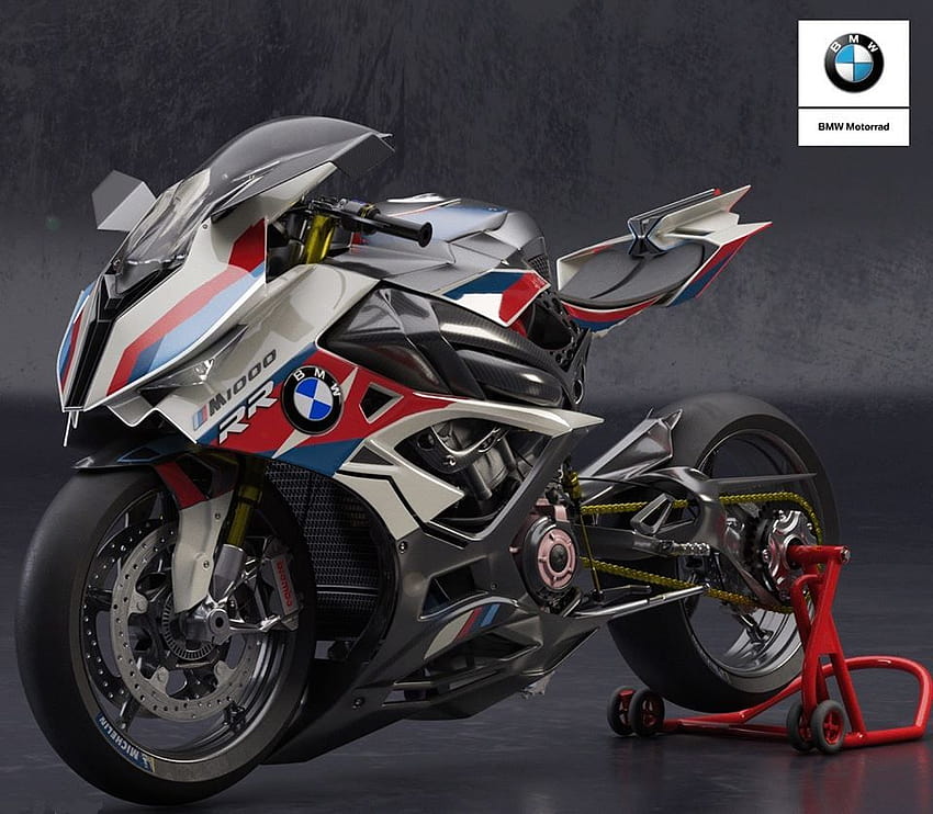 BMW M1000RR。 電動スーパーチャージャー バイク デザイン、bmw m 1000 rr 高画質の壁紙