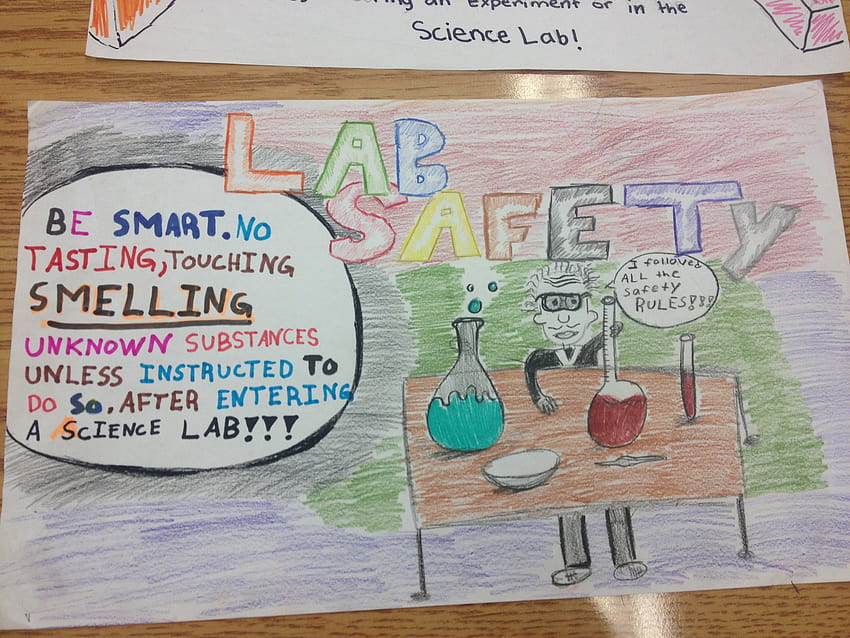 Honors Chemistry Lab Safety Poster by kyanako5972 on DeviantArt