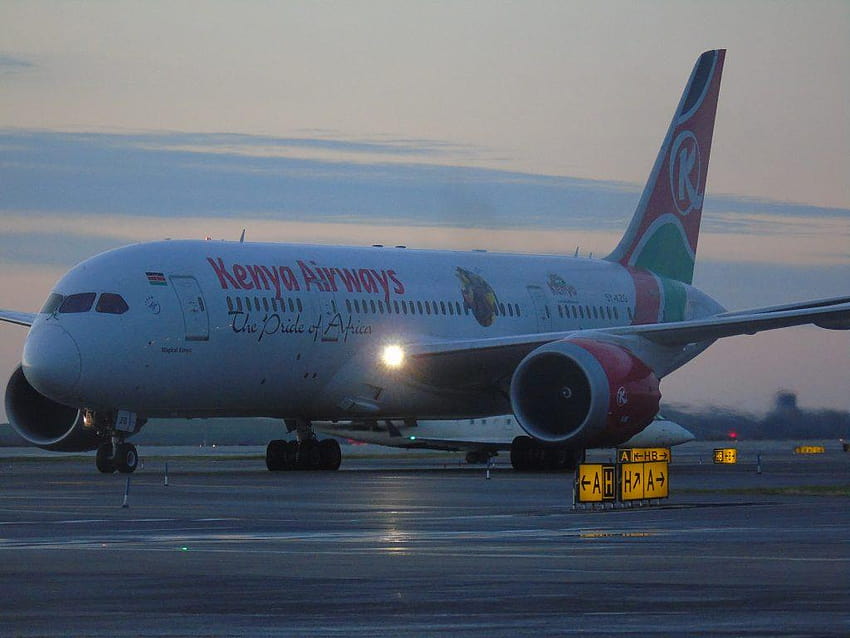 Tour: A bordo de un Boeing 787 de Kenya Airways fondo de pantalla