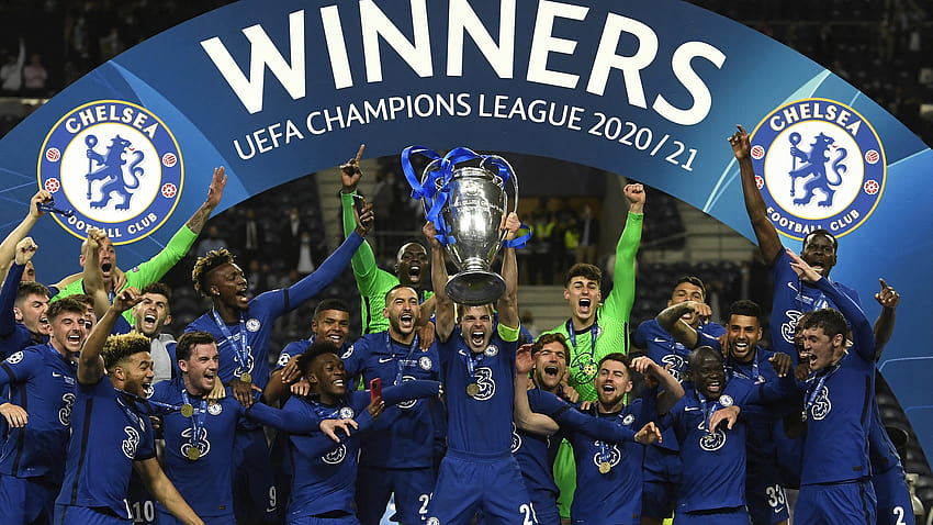 Il Chelsea ha battuto il Man City per vincere la Champions League per la seconda volta, chelsea ucl 2021 Sfondo HD