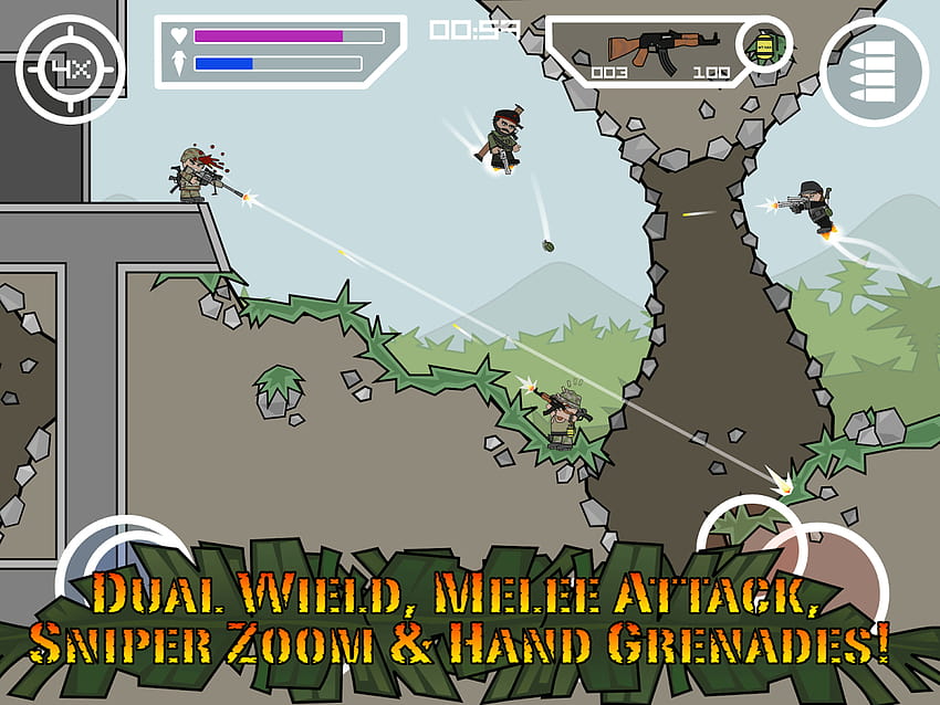 Doodle Army 2: mini milicia, doodle ejército 2 mini milicia fondo de pantalla