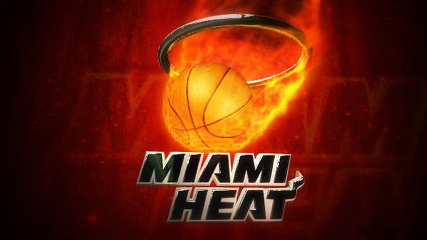 Miami Heat na Vimeo, logo Miami Heat 3D Tapeta HD