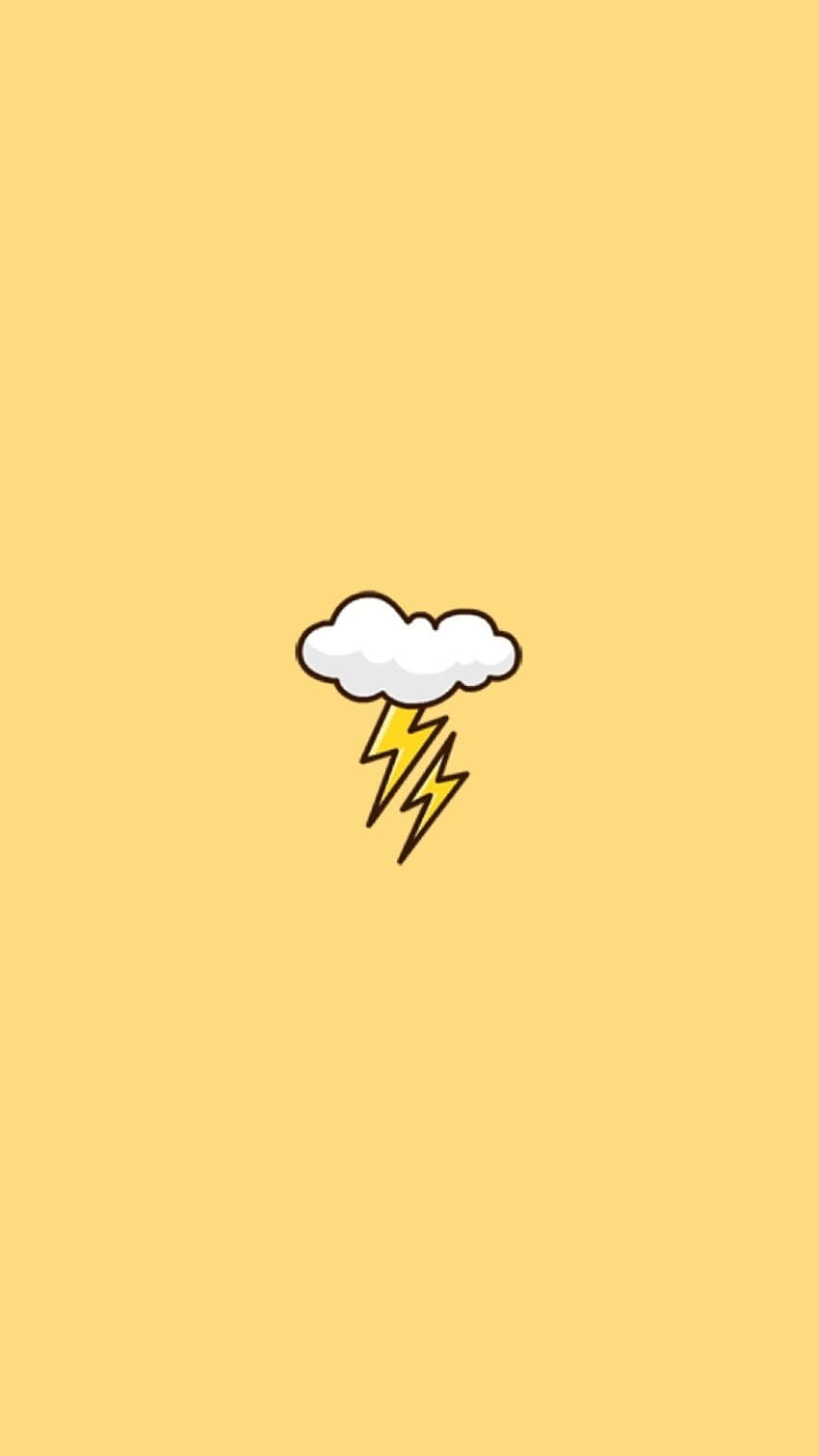 71 about Backgrounds \\ ♡, yellow thunder HD phone wallpaper