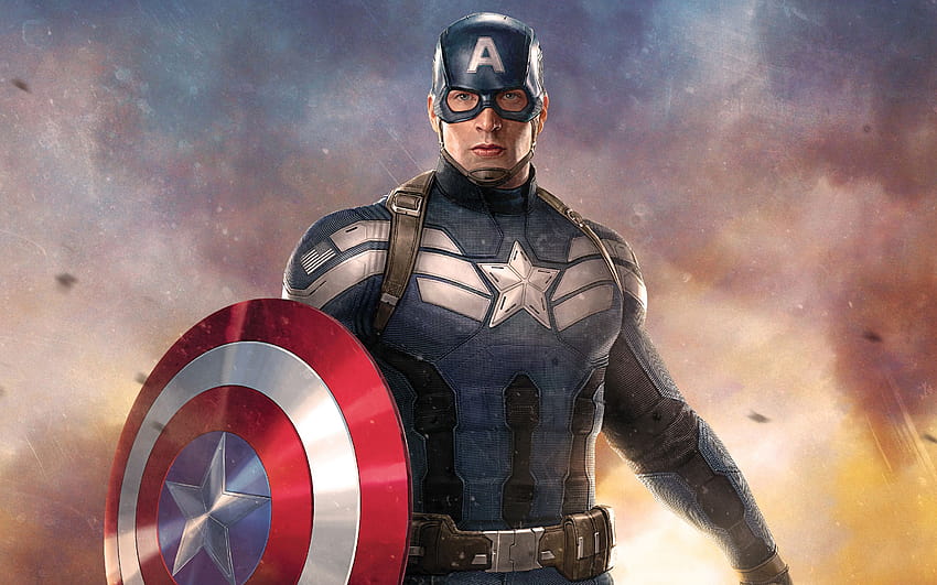 Kaptan Amerika iPhone ve iPad için, kaptan amerika anime HD duvar kağıdı