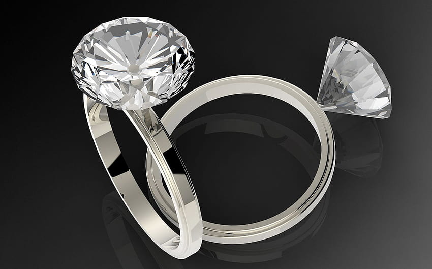 3d Diamond Ring High Definition HD wallpaper