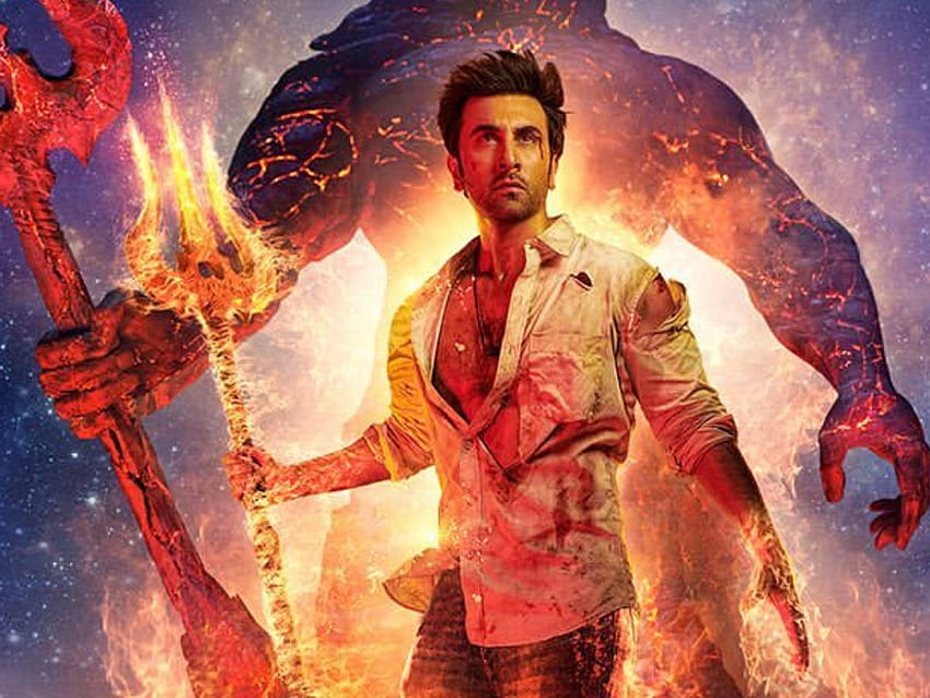 Sorotan Peluncuran Poster Gerak Brahmastra: Ranbir Kapoor berapi-api seperti Siwa pada tampilan pertama; Alia Bhatt tertegun Wallpaper HD