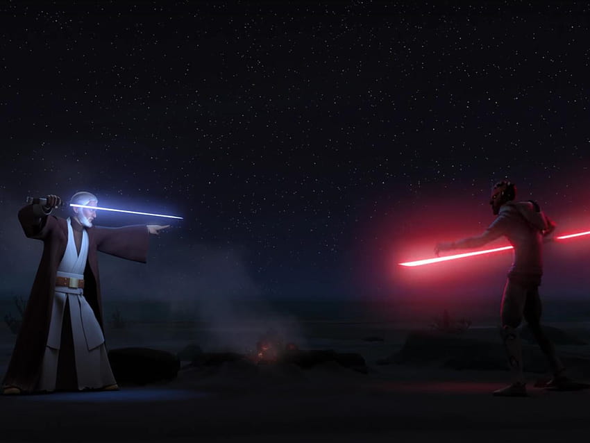Star Wars: Rebels bu hafta Darth Maul'u obi wan kenobi'ye karşı darth maul için geri getirdi HD duvar kağıdı