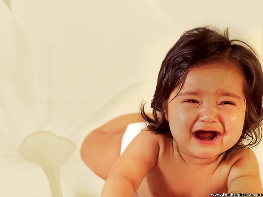 » Babies Backgrounds » Baby Crying for Mum HD wallpaper