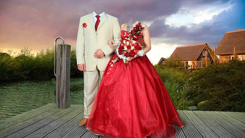 Vorlage für die Braut und den Bräutigam Psd: 13 HD-Hintergrundbild