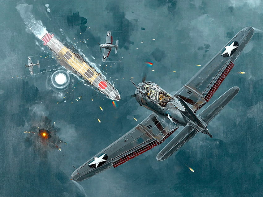 Biplano e nave blu, seconda guerra mondiale • For You For & Mobile, aerei della seconda guerra mondiale Sfondo HD