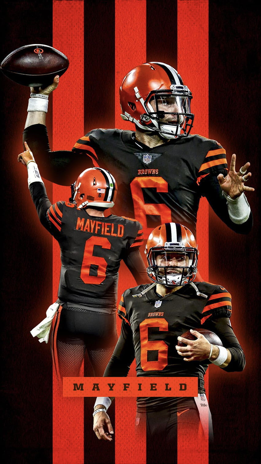 Baker Mayfield Cleveland Browns, cleveland browns phone HD phone wallpaper