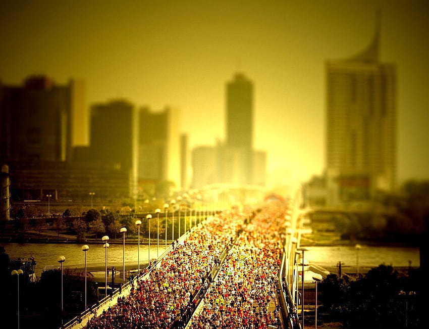Marathon Running HD wallpaper