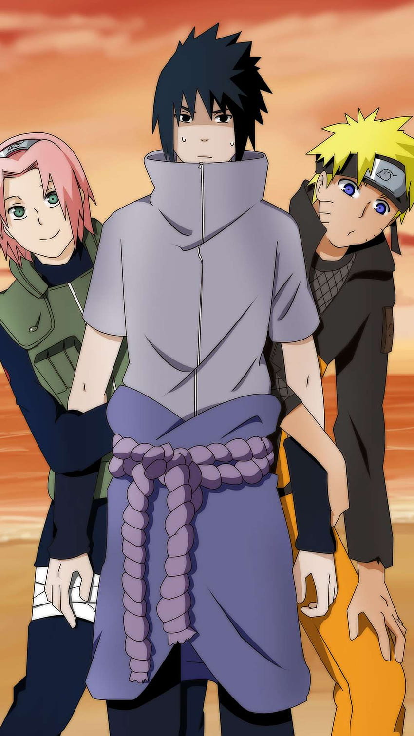 1 Naruto Team 7 for iPhone and Android by Michael Green, naruto squad 7 HD  phone wallpaper | Pxfuel