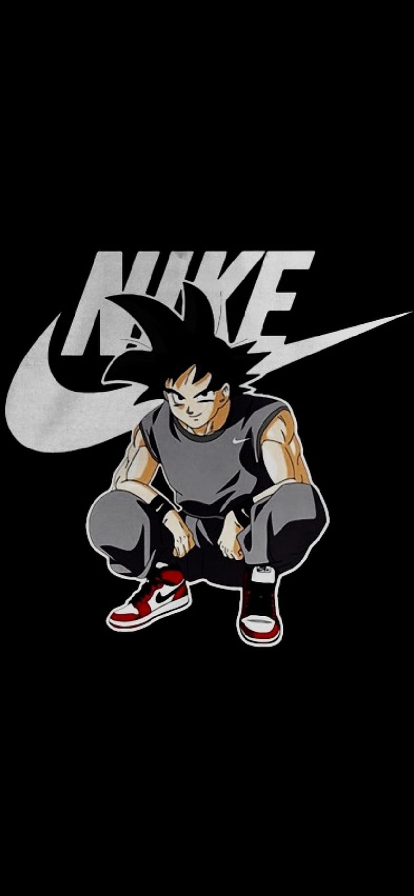 Goku in Nike, Goku in schwarzem Gucci HD-Handy-Hintergrundbild