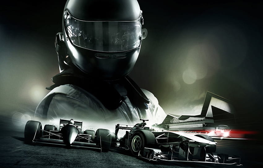 machine, track, helmet, track, racer, cars, Codemasters Racing Studios, F1 2013 , section игры, f1 helmet HD wallpaper