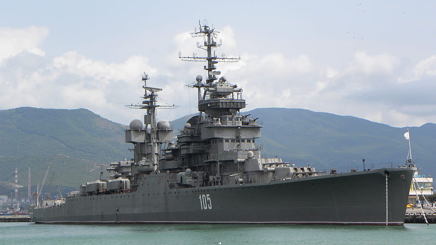 Kapal perang angkatan laut abu-abu, kapal perang, Rusia, militer, kapal, kapal penjelajah kapal militer Wallpaper HD