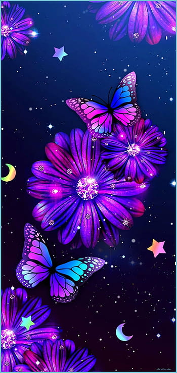 Flowers and butterfly aesthetic HD wallpapers | Pxfuel