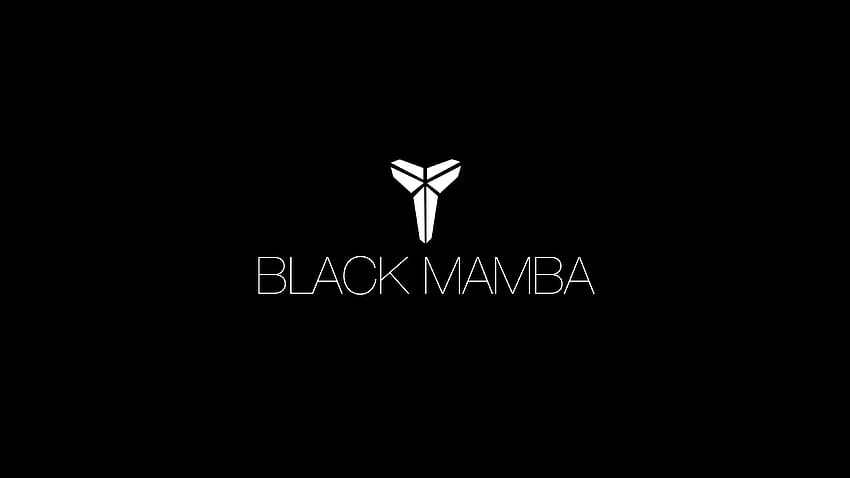 Schwarzes Mamba-Logo Kobe Bryant 2016 im Basketball HD-Hintergrundbild