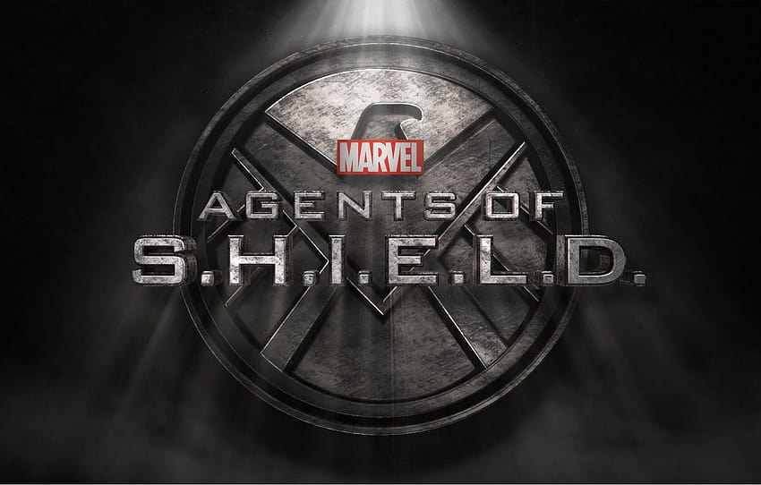 wall, logo, smoke, fog, Marvel, eagle, series, falcon, The Avengers, S. H. I. E. L. D., Agents of Shield, tv series, Marvel Agents of S.h.i.e.l.d., agents, Agents of S.h.i.e.l.d., Marvel's Agents, marvel shield HD wallpaper