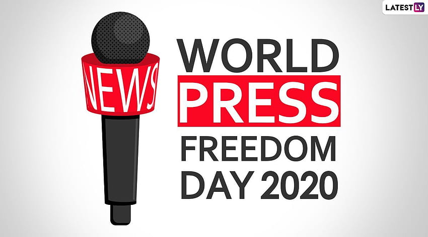 Weltpressetag 2020: Drücken Sie dom und GIF zum Versenden an Ihre Journalistenfreunde, Medienkollegen und andere an diesem Tag, dem Weltposttag HD-Hintergrundbild