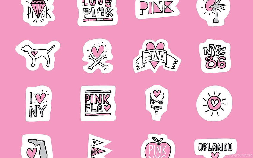 Fresh Pink Brand  Pink iphone Name  Victoria secret Cute Brand HD phone  wallpaper  Pxfuel