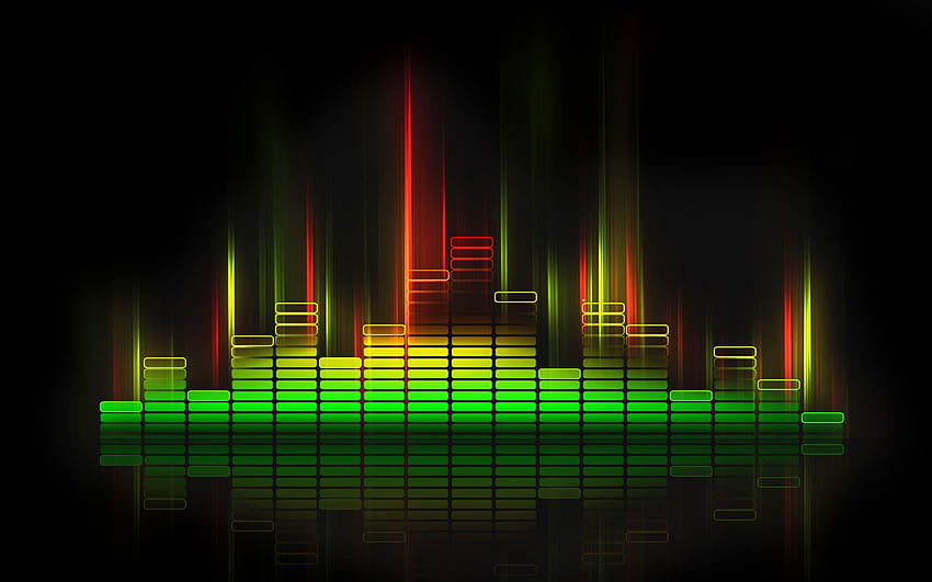 Sound Art Music Black, DJ-Box HD-Hintergrundbild