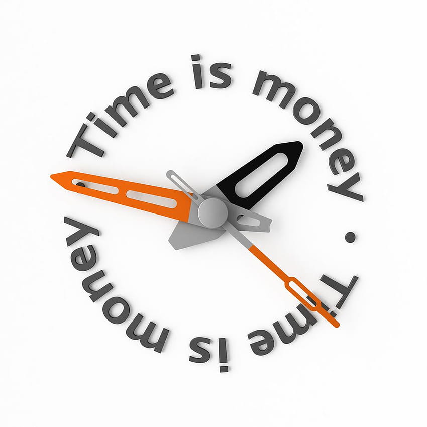 Zitate über Zeitersparnis. ZitateGram, Zeit ist Geld HD-Handy-Hintergrundbild