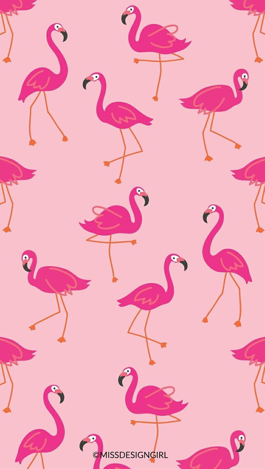 wielkanocne flamingi Tapeta na telefon HD