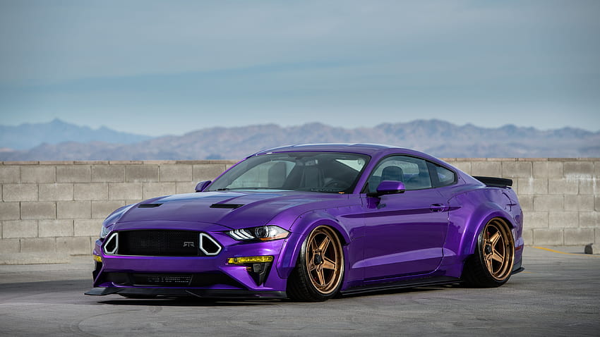 Tjin Edition Ford Mustang Ecoboost Mustang Purple Car Hd Wallpaper