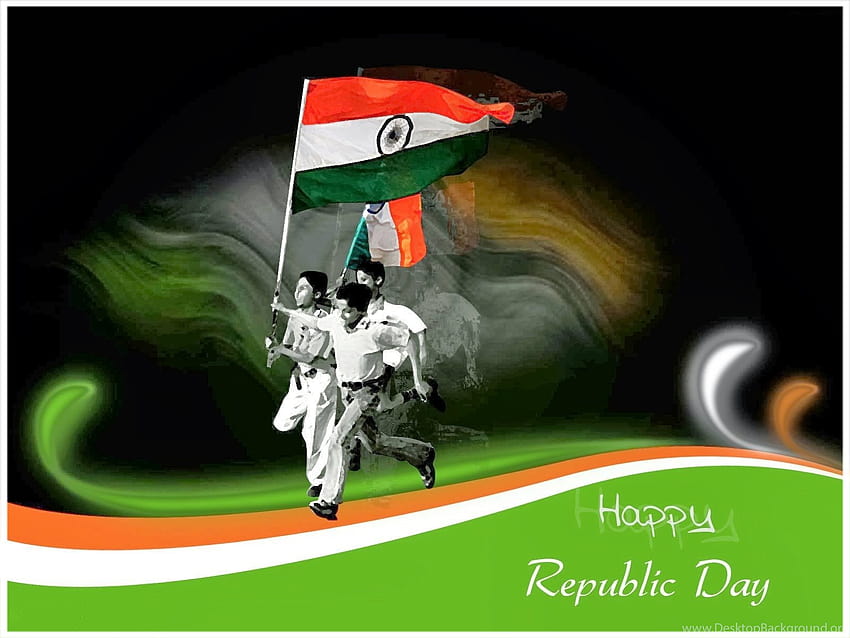 インド国旗共和国記念日 26 1 月 2015 26 1 月 2015 ... 背景、共和国記念日の旗 高画質の壁紙