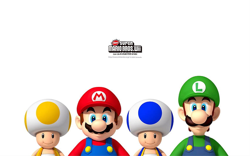 Mario New Super Mario Bros. Wii Backgrounds and, super mario bros blue toad HD wallpaper
