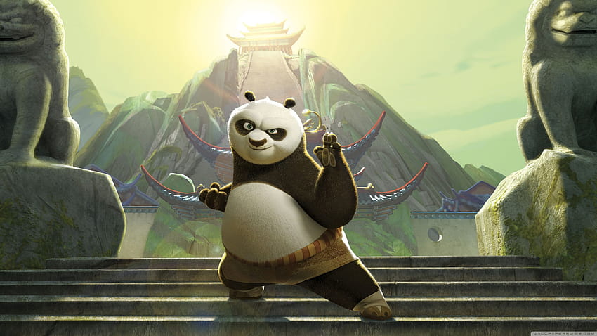 Kung Fu Panda Ultra Tła dla U TV: Panoramiczny i UltraWide i Laptop: Wiele wyświetlaczy, podwójny monitor: Tablet: Smartfon Tapeta HD