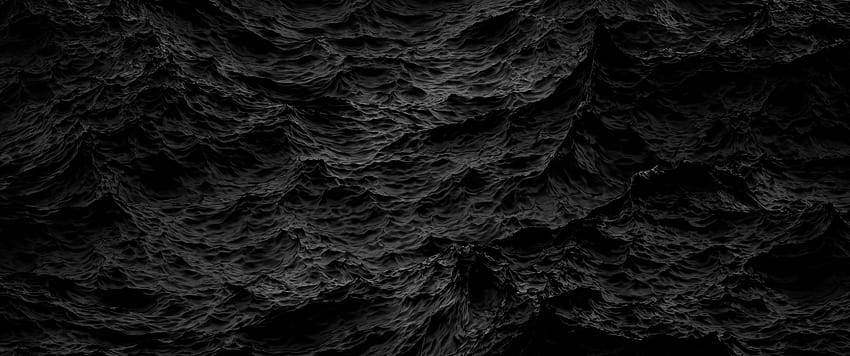 Kara okyanus ultra geniş HD duvar kağıdı