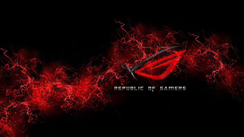 ASUS, Black And Red, Gamers, Video Games, PC Gaming, Window, pc gaming backgrounds HD wallpaper