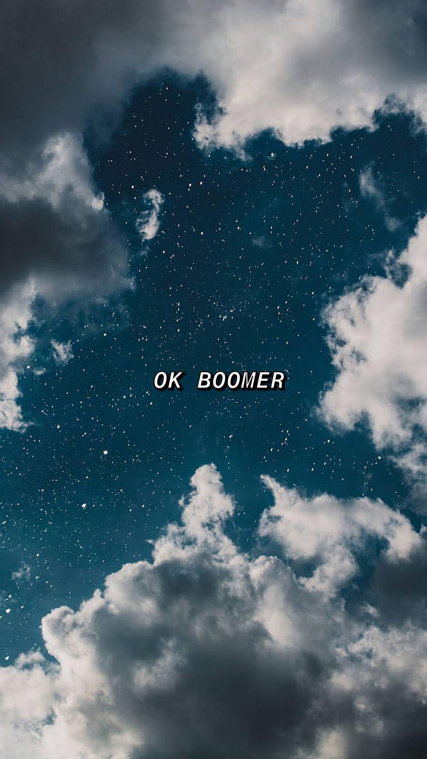 OK BOOMER w 2019 roku Tapeta na telefon HD