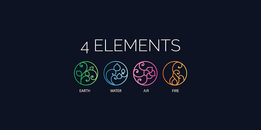 4 Elements Backgrounds 36669, four elements HD wallpaper