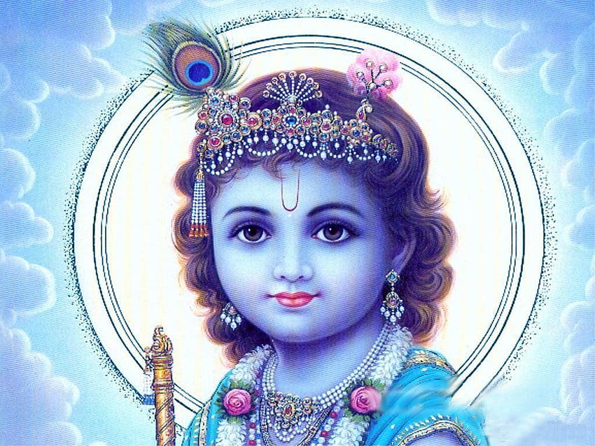 Best 4 Krishna auf Hüfte, Kind Shiva HD-Hintergrundbild