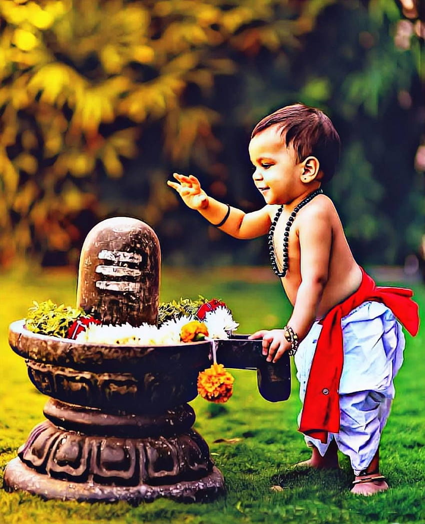 Shiv bhakt por Gurusad, niño shiva fondo de pantalla del teléfono