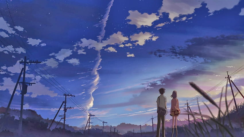 The settings rendered in the anime film 