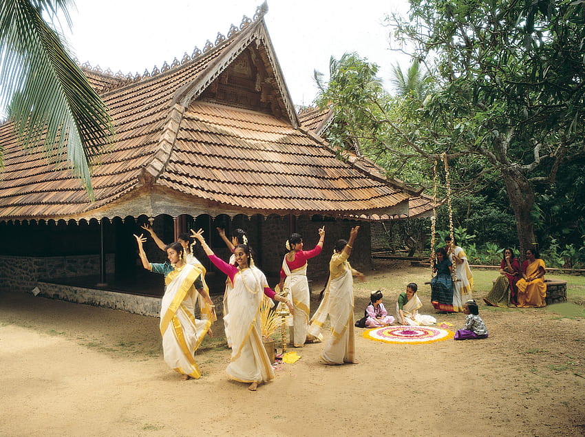 Онам – фестивал и карнавал на Керала, култура на Керала HD тапет