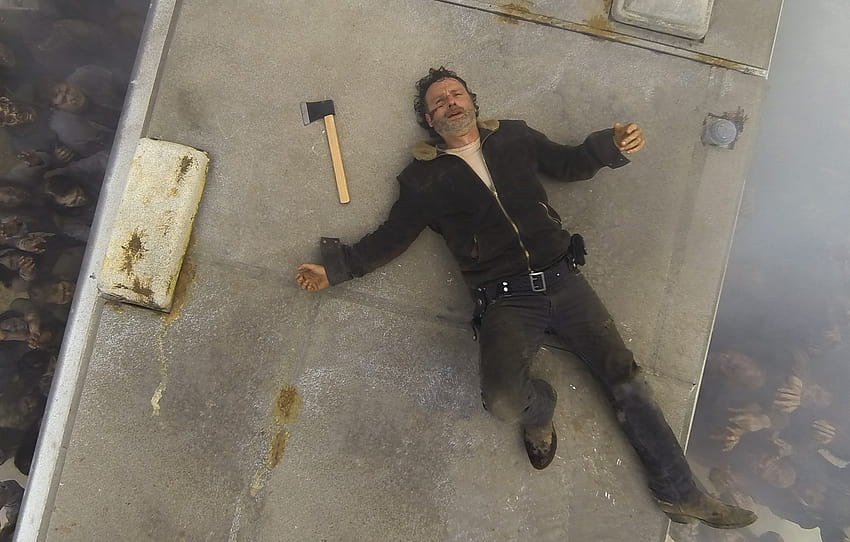 The Walking Dead, Rick Grimes, The Walking Dead, Hatchet , Abschnitt фильмы HD-Hintergrundbild