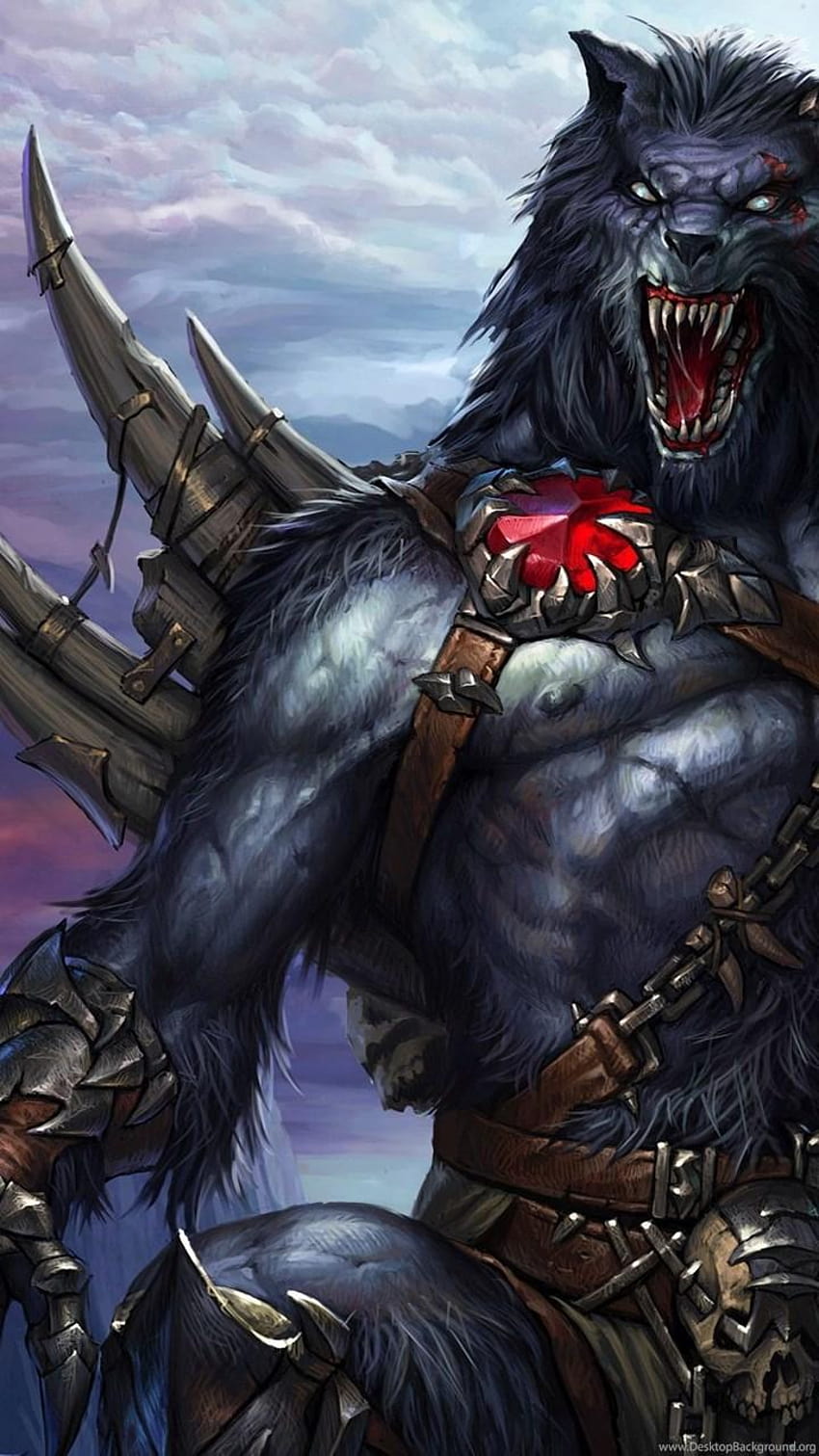 Werewolf Monster Scary Full Full Size ..., lupo spaventoso Sfondo del telefono HD