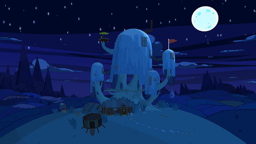 Adventure Time: Pirates of the Enchiridion Recenzja, przygoda w nocy Tapeta HD