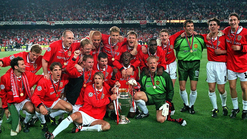 Tinjau kembali: Kemenangan Bersejarah Manchester United di Liga Champions 1999, liga champion Wallpaper HD