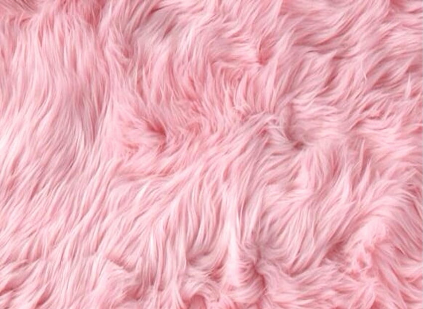 毛皮のユニークな美的背景Tumblr ·①、ピンクの毛皮 高画質の壁紙